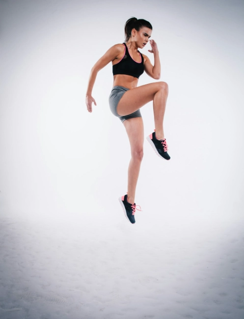 image of a person doing burpees or some other bodyweight exercise