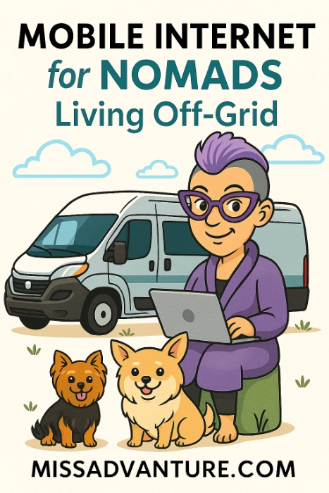 Mobile Internet for Nomads Living Off-Grid